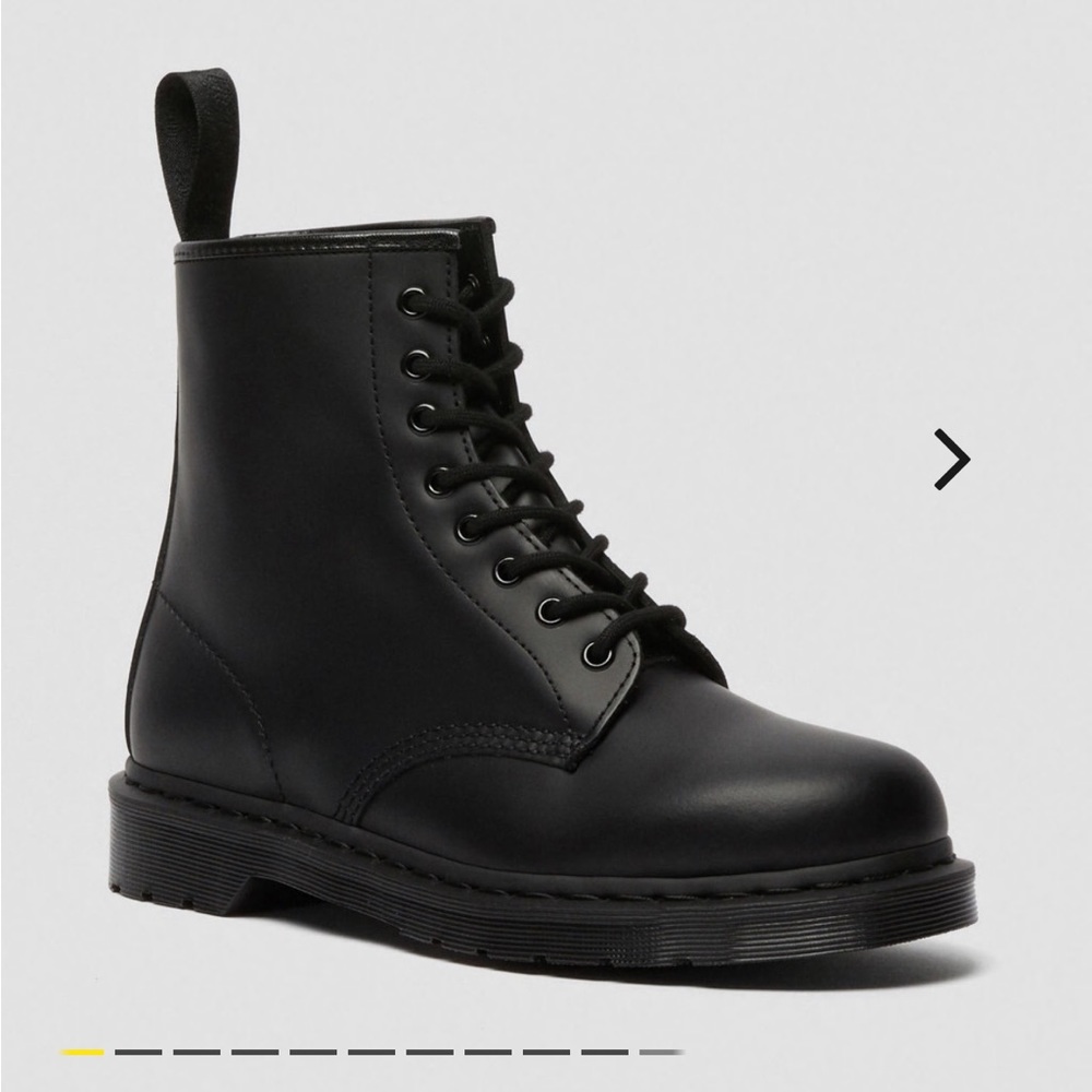 Doc Marten 1460 Mono Smooth Leather Lace Up Boots